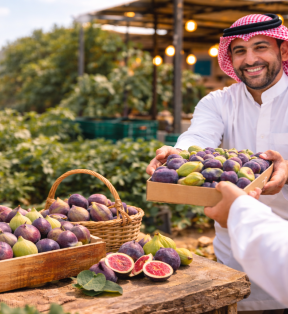 The farm offers the finest rare Istanbul figs, carefully grown within the farm, where visitors can buy fresh figs directly during the production season and enjoy their natural taste and high quality.